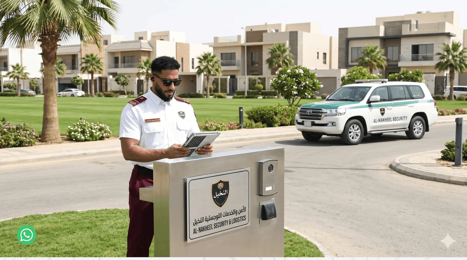 Security guards for compounds, gated communities and private villas in Saudi Arabia