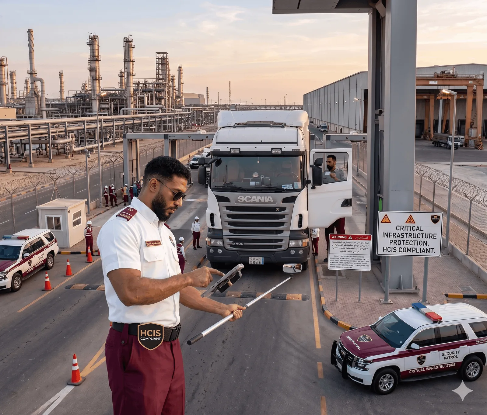 Security guarding for construction and infrastructure projects in Saudi Arabia