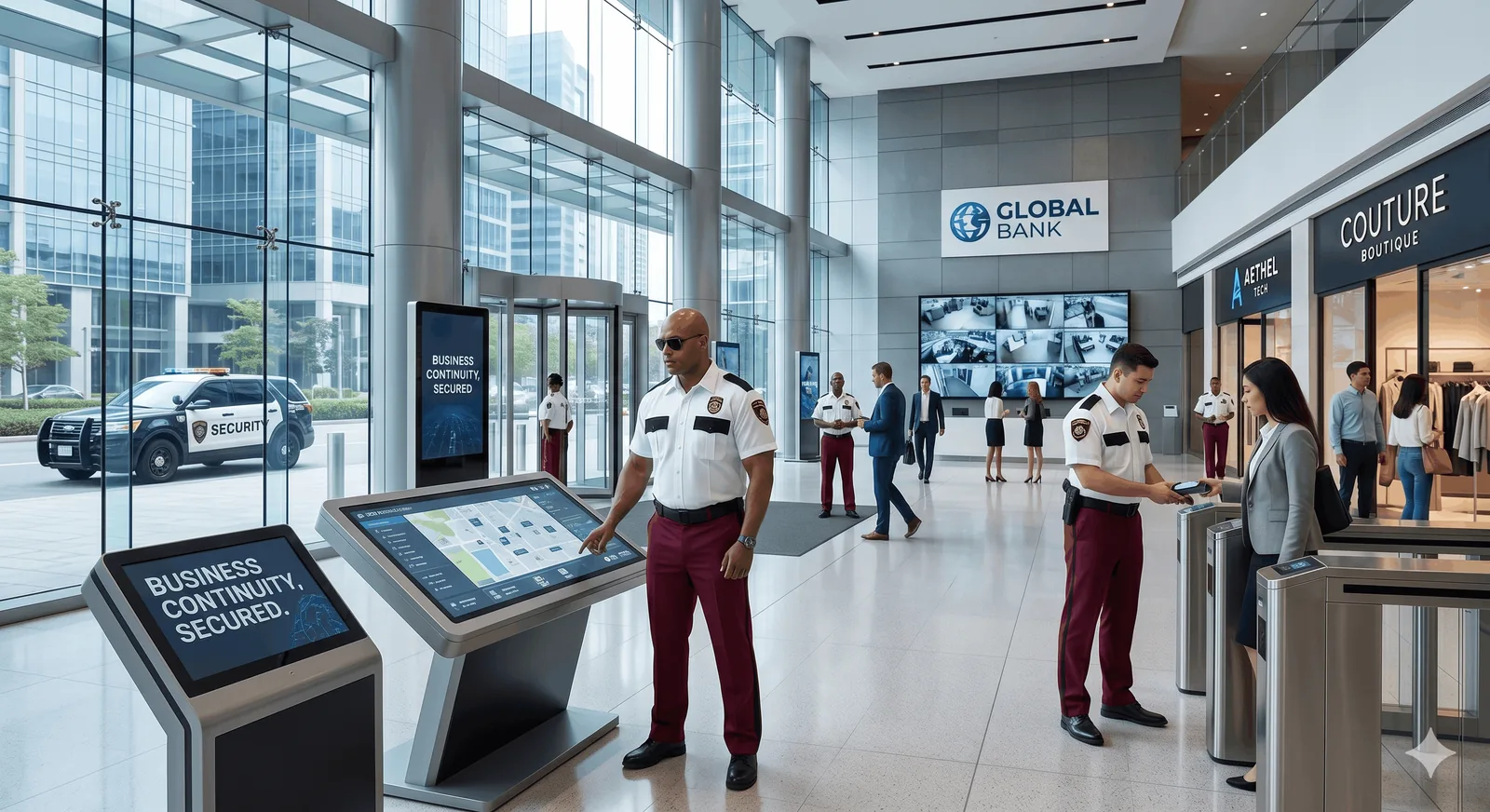 Security guards for offices, retail units and shopping malls in Saudi Arabia